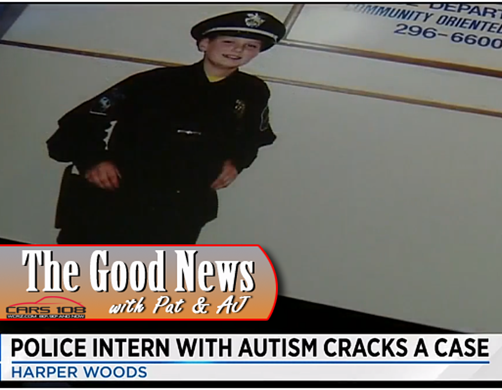 Michigan Police Intern with Autism Solves a Crime – The Good News [VIDEO]
