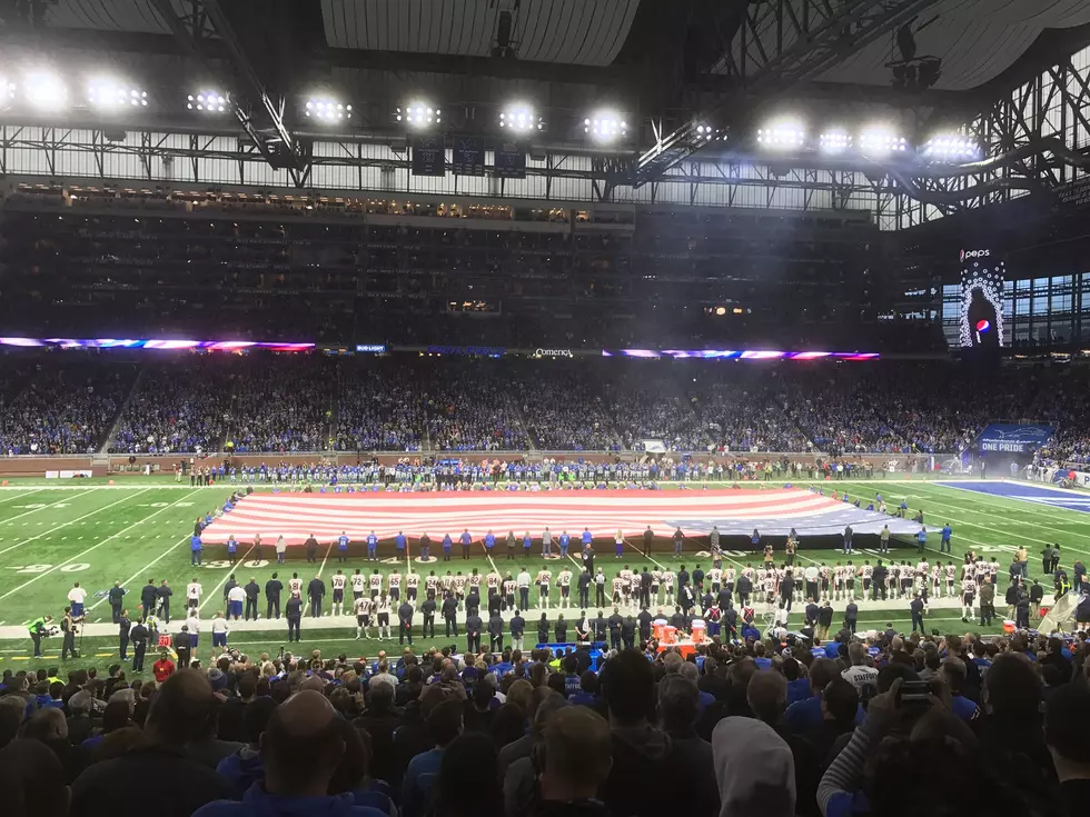 You Can Sing The National Anthem at a Detroit Lions Game