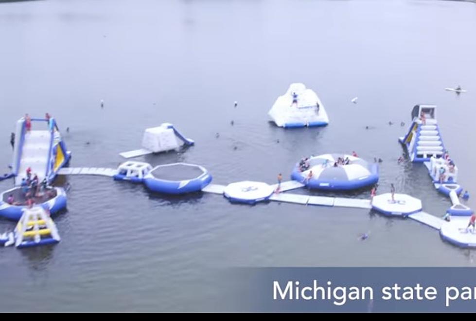 Three Michigan State Parks Have 'Floating Playgrounds' 