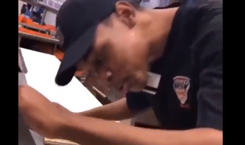 Video Shows Comerica Park Employee Spitting on Pizza 