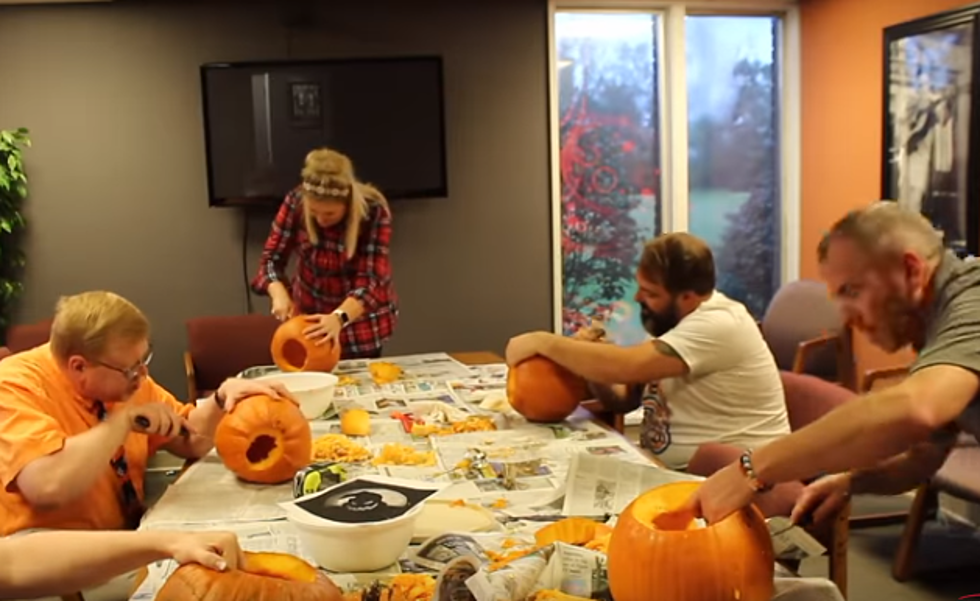 Watch the Cars 108 Staff Try To Carve Pumpkins [VIDEO]
