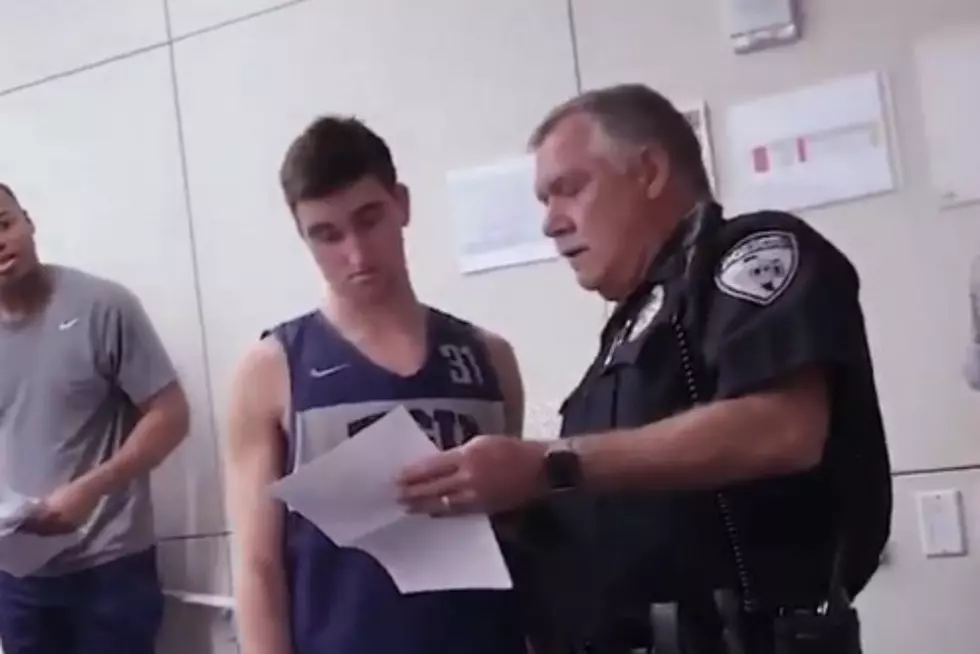 Police Officer Surprises Basketball Player With Some Great News [VIDEO]