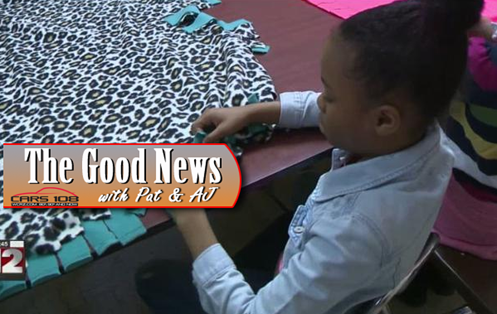 Flint Students Make Blankets for the Homeless - The Good News