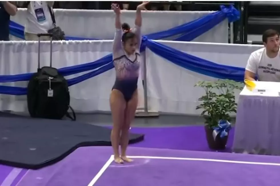 Video Shows College Gymnast Land Blind, Breaks Both Legs