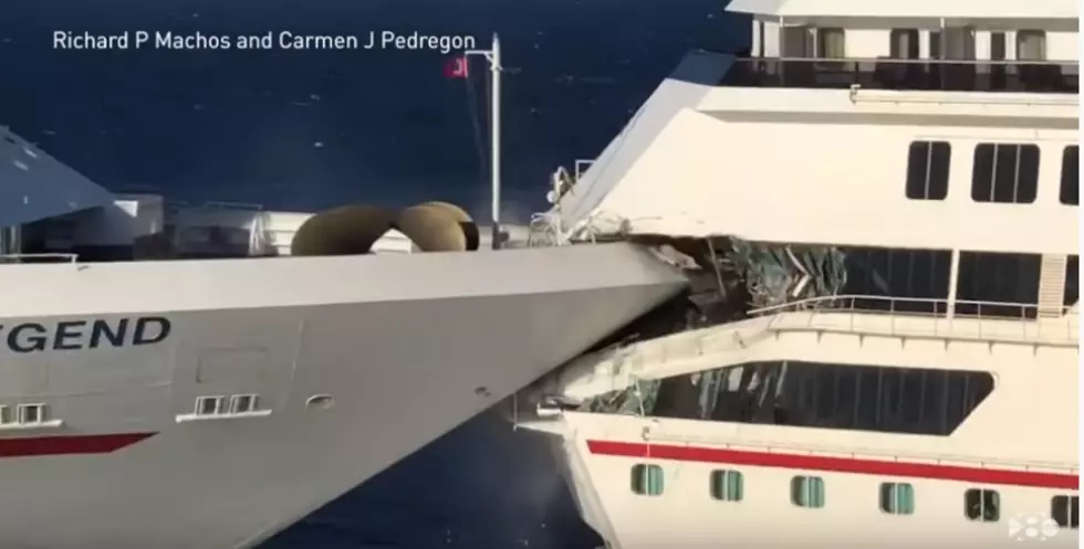 Video: One Carnival Cruise Ship Hits Another in Mexico