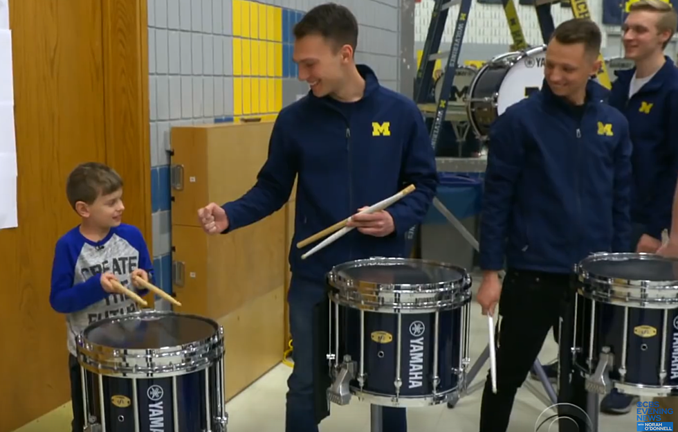9-Year-Old Boy is the Michigan Marching Band’s Biggest Fan – The Good News