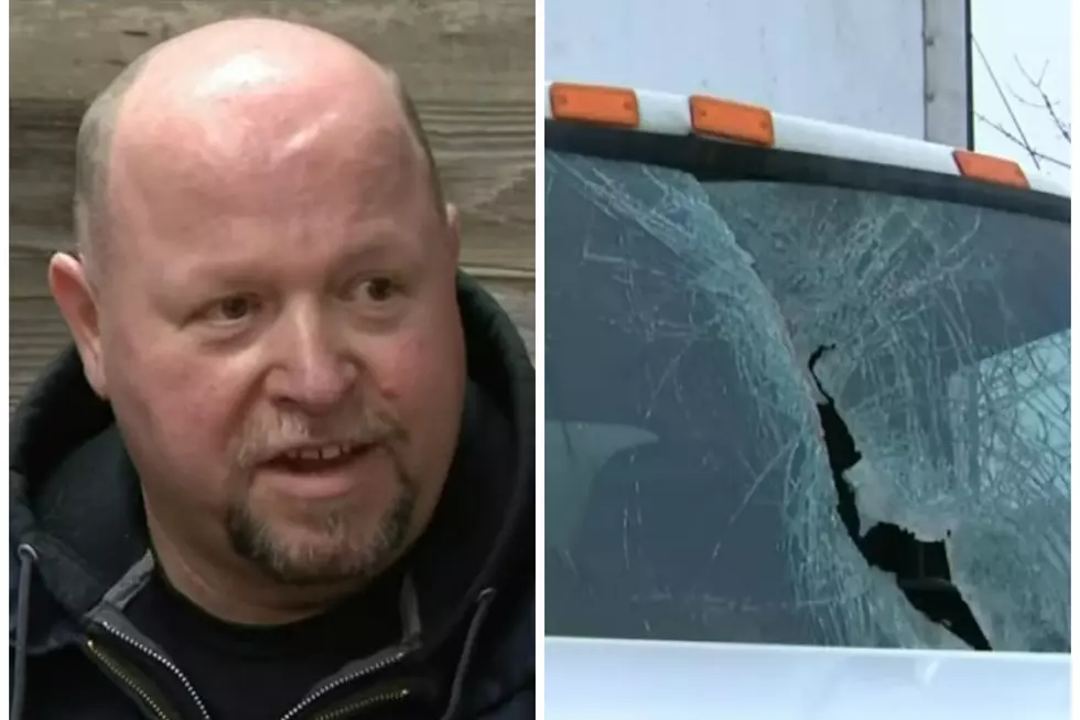 Michigan Truck Driver Saved by Steering Wheel on I-96 [VIDEO]