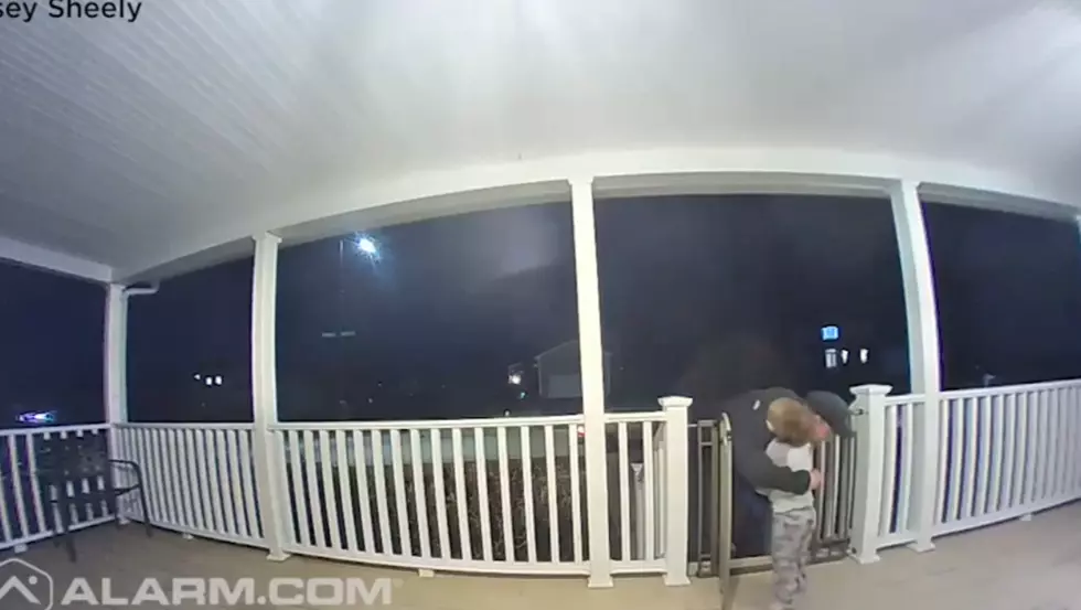 Doorbell Cam Catches 2-Year-Old Hugging Pizza Delivery Man &#8211; The Good News