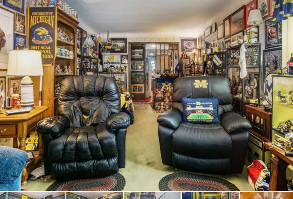 Michigan Fan's Home is a Maize and Blue Shrine And It's For Sale