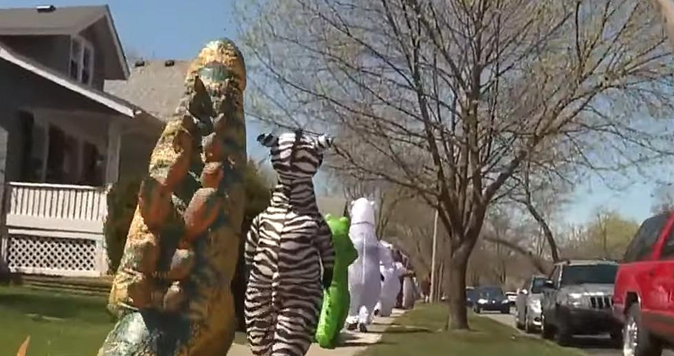 Michigan Neighborhood Has Costume Parades During COVID-19 