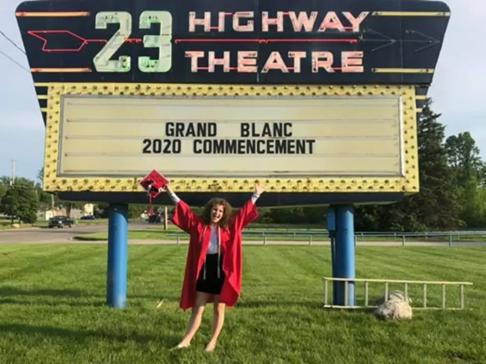 See Pics From Grand Blanc’s First-Ever Drive-In Graduation Ceremony