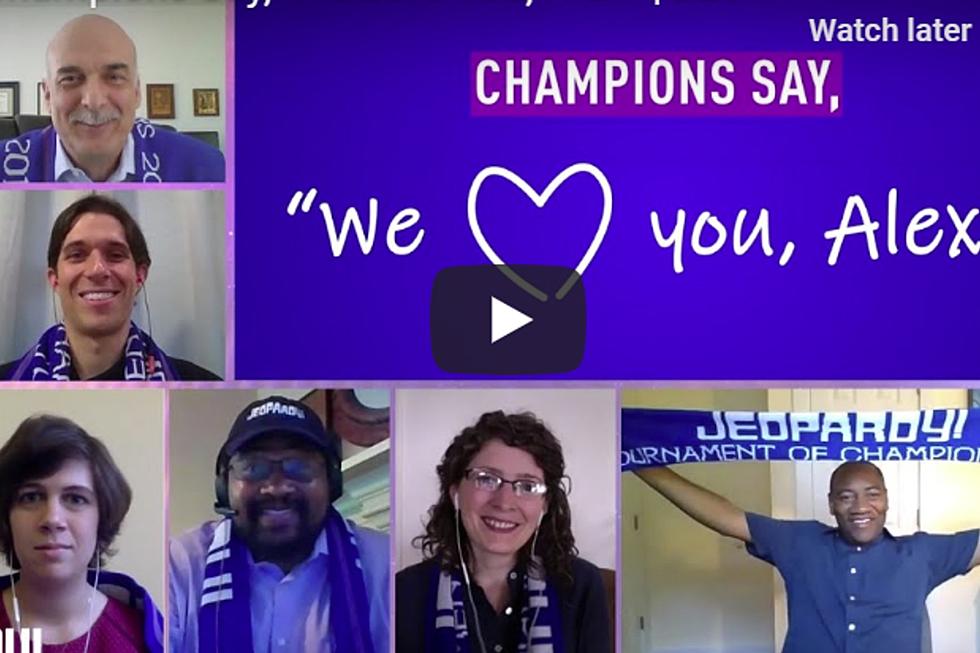 Jeopardy Champs Say ‘I Love You, Alex’ + Raise Money for Pancreatic Cancer [VIDEO]