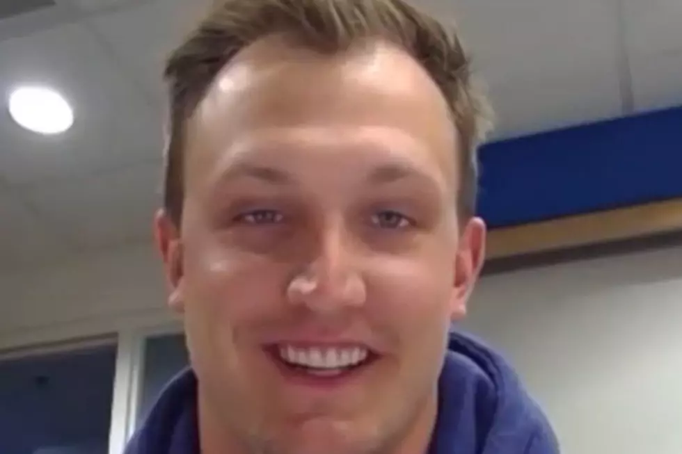 Surprise:  Lions Tackle Matt Nelson Learns He’s Getting His Own Trading Card [VIDEO]