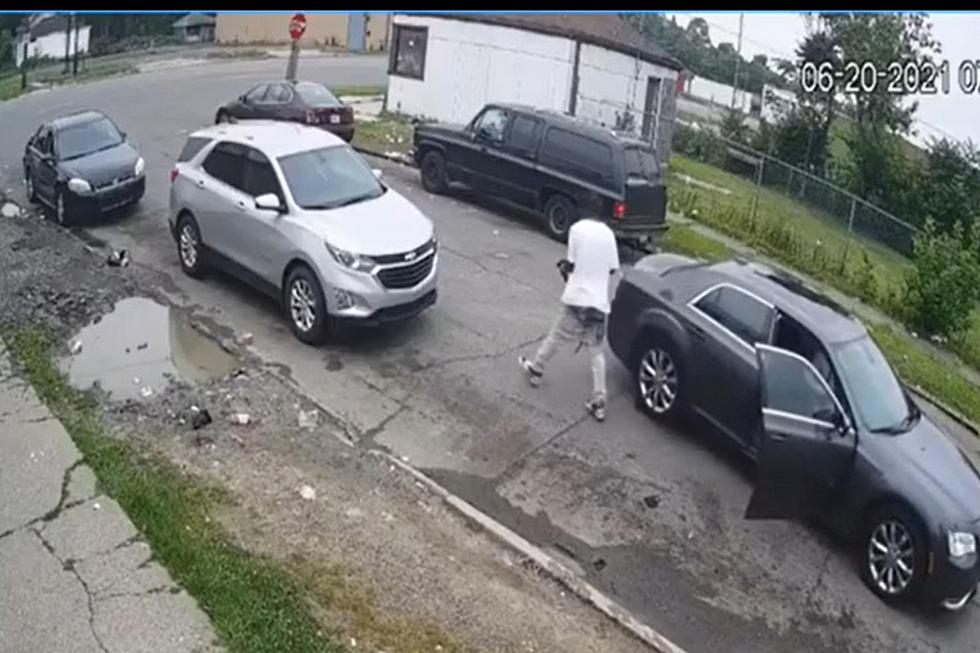 Detroit Cops Release Surveillance Video of Gunman Firing Into SUV [VIDEO]