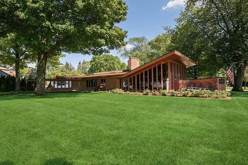 Rare Michigan Home Designed by Frank Lloyd Wright is Up For Grabs