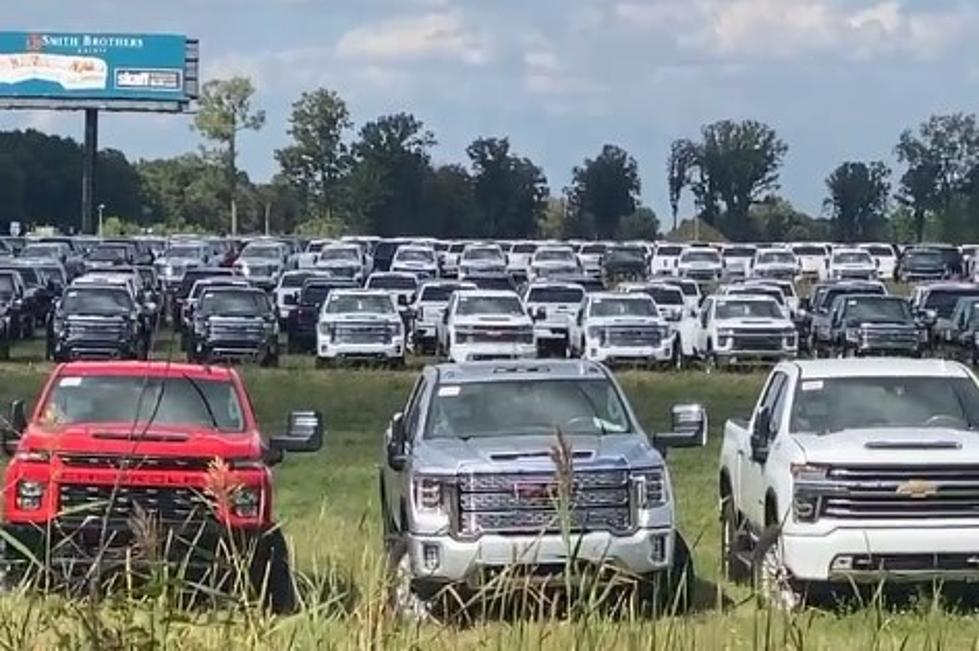Why is There a Field of Lonely New Trucks in Genesee County?