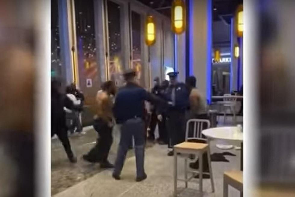 Massive Brawl Caught on Camera at Greektown Casino, Cops Hold Back [VIDEO]