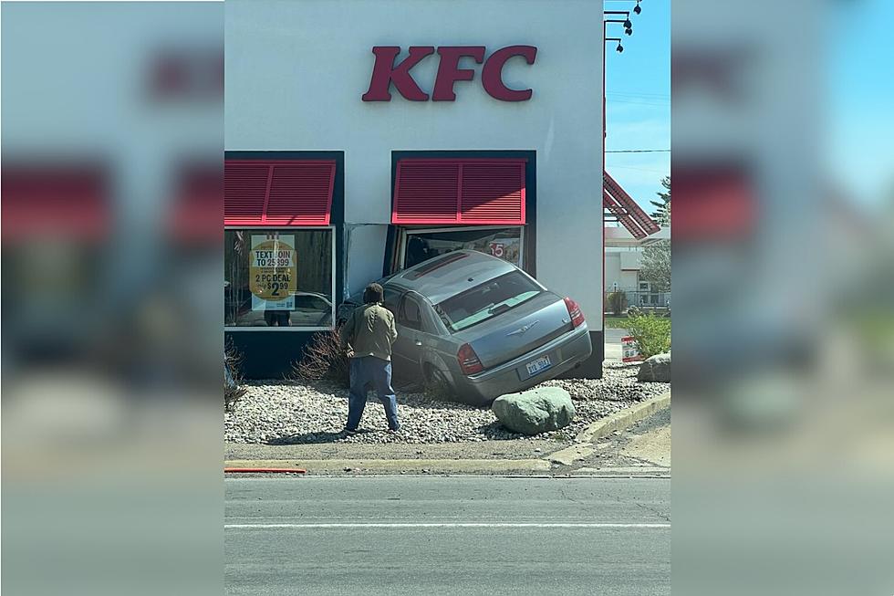 Police Vehicle slams Into Flint KFC Restaurant – See Photos Here