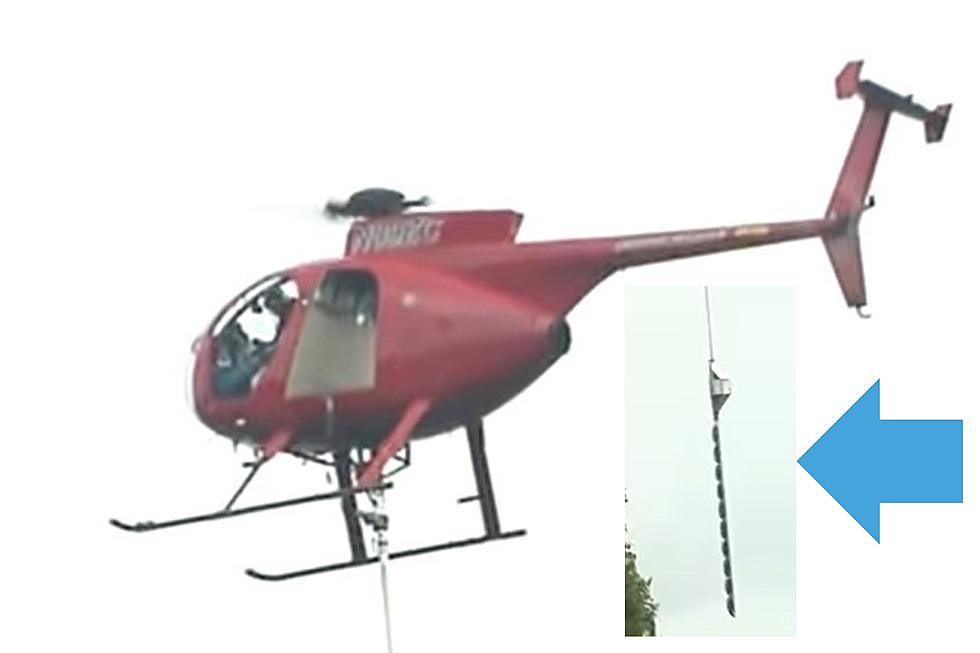 Why Will Michigan Residents See A Chainsaw Dangling from A Helicopter?