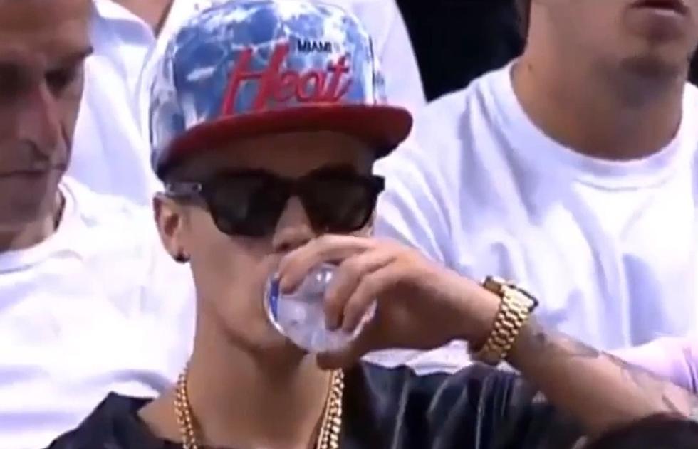 Bieberball: What Was Justin Bieber Thinking at the Heat-Pacers Game? [VIDEO]