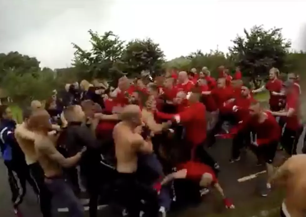 Denmark Soccer Hooligan Brawl [VIDEO]