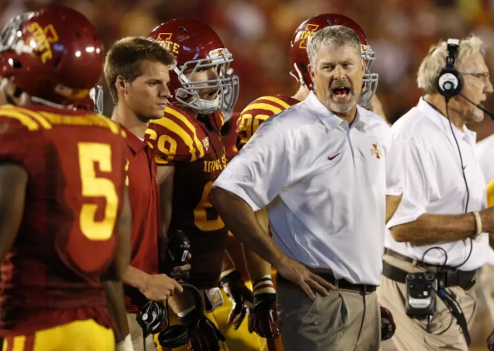 Iowa State Head Football Coach Paul Rhoads Blasts Officials In Post-Game Media Conference