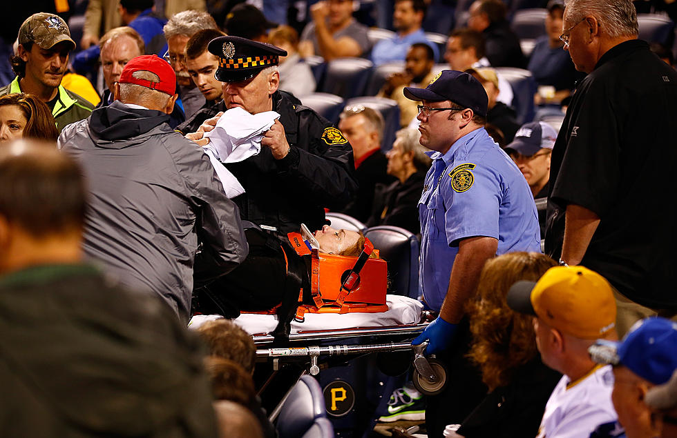 Pittsburgh Fan Conscious After Being Hit in Head by Foul Ball [VIDEO]