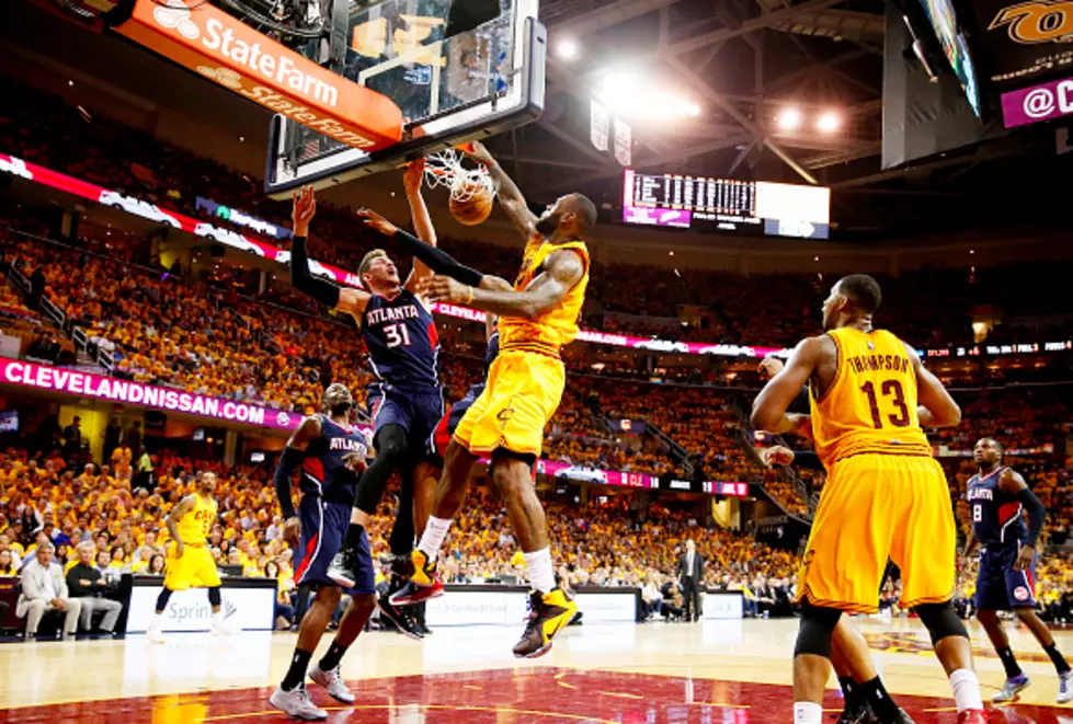 LeBron James Soars as the Cavs Head Into the NBA Finals