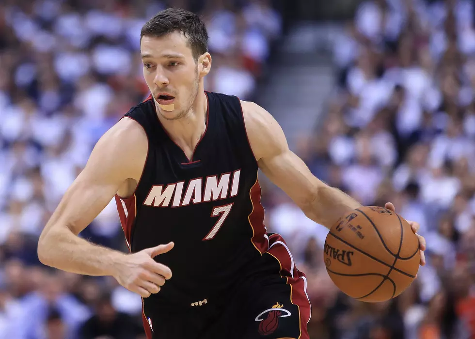 NBA Player Goran Dragic Hit In Face With Basketball In Playoffs
