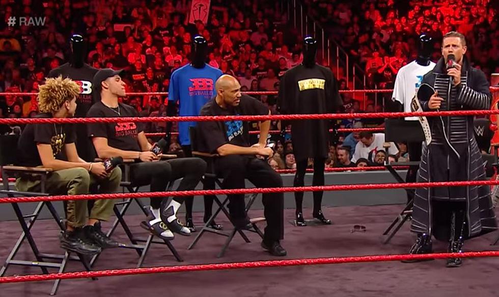Lonzo Ball Makes First Lakers Public Appearance During WWE Raw