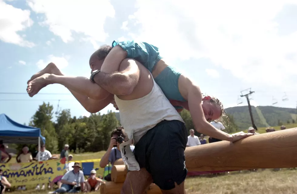 Lithuanian Couple Crowned 'Wife Carrying' World Champions