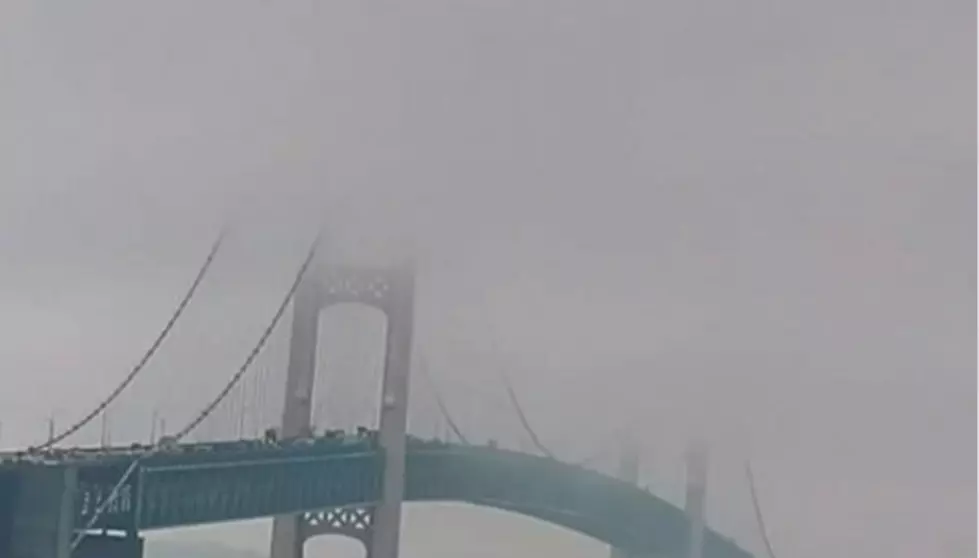 Mackinac Bridge Experienced Poor Visibility And High Winds On Sunday