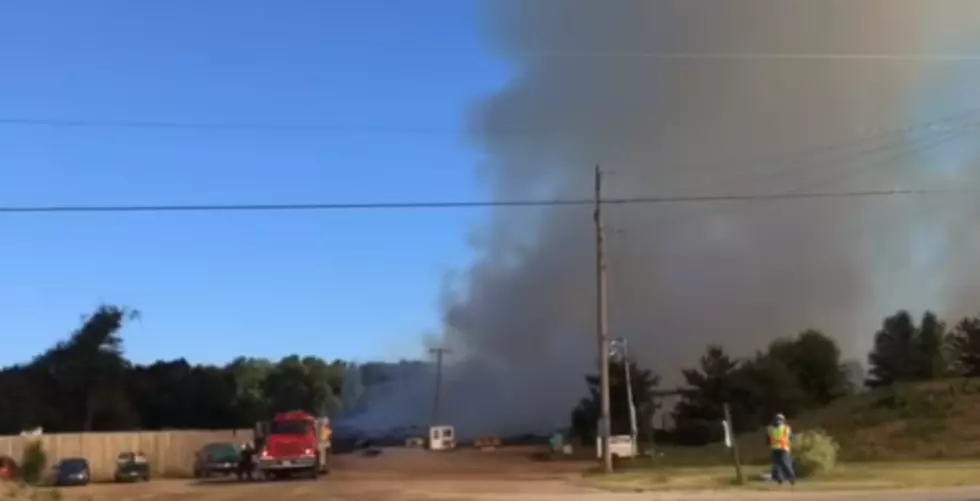 Smoke from Mottville Mulch Fire Spreads to Portage, Kalamazoo Area