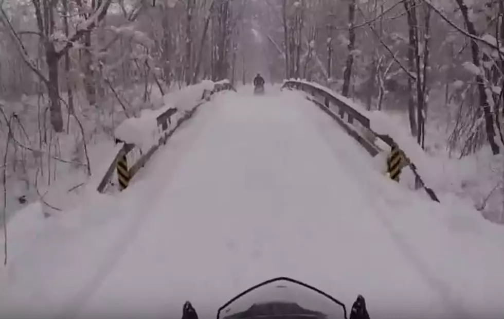 Snowmobiling the Kal-Haven Trail