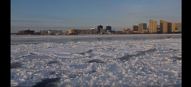 Thanks to the Frozen Detroit River It Is Now Possible to Walk from Michigan to Canada