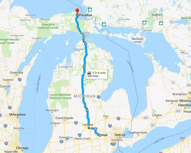 The Michigan Road Trip That Takes You from Hell to Paradise