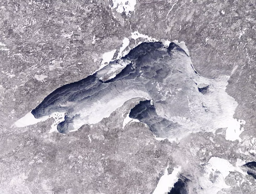 What Kind of Winter Has It Been? Lake Superior is Almost Completely Frozen