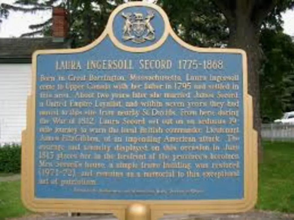 A Lecture on Laura Ingersoll Secord Is Scheduled This Saturday in GB