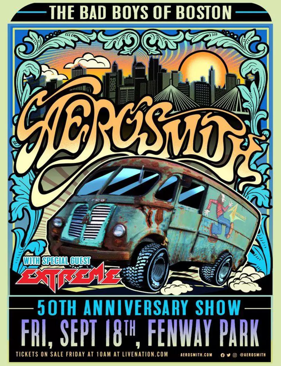 Aerosmith Announce 50th Anniversary Show at Fenway Park