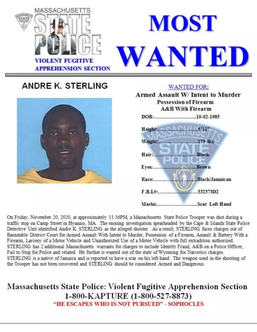 Scumbag Wanted in Mass Trooper Shooting is Killed in Shootout with U.S Marshalls&#8230;Two Marshalls Shot&#8230;
