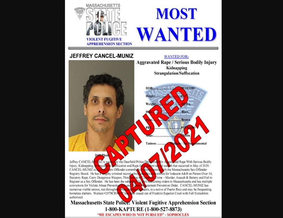Suspected Rapist Wanted In Deerfield MA Captured