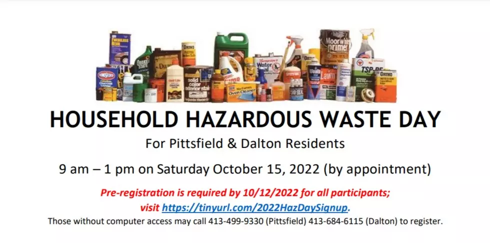 Hey Pittsfield & Dalton, Want To Get Rid Of Junk In October
