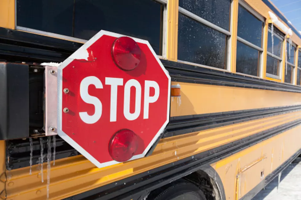 Boston Area School Bus Takes Scary Slide (Video)