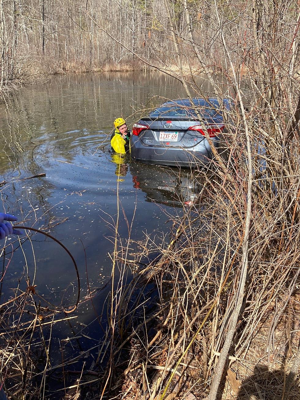 GB Fire Rescues Driver After Car Crashes Into Lake