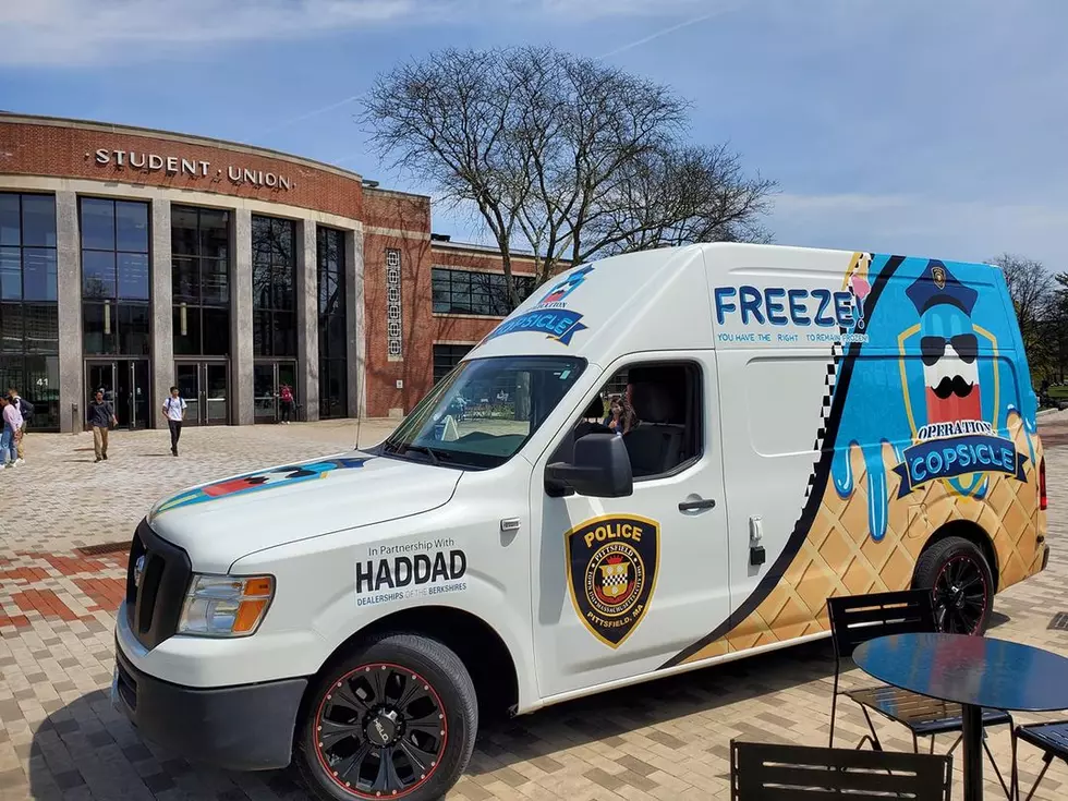 Cool! Pittsfield PD's Operation Copsicle Visits UMass Amherst