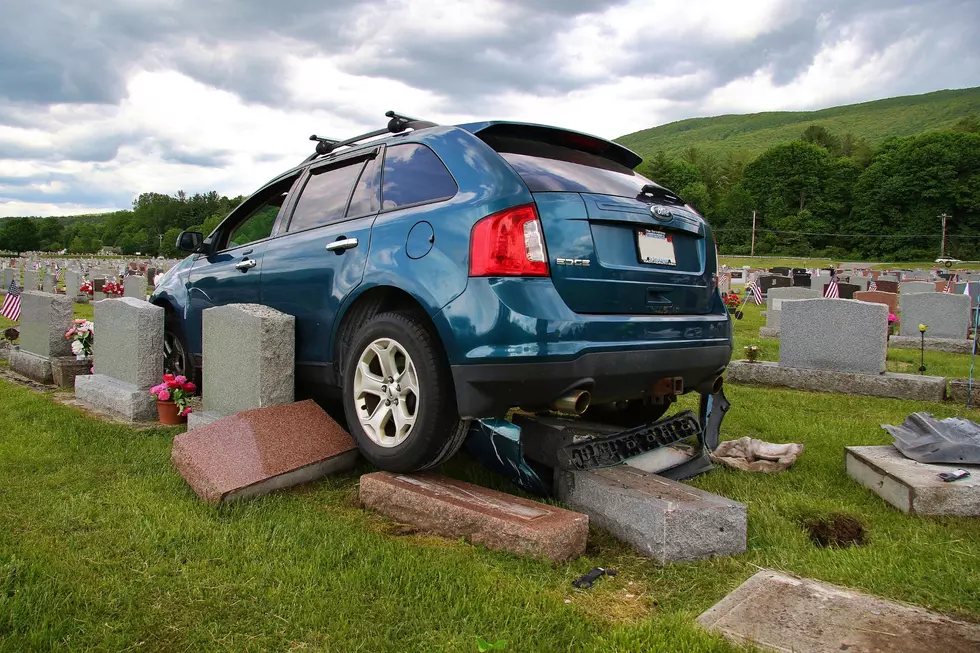Headstones Toppled In North Adams As Car Smashes Through Cemetery