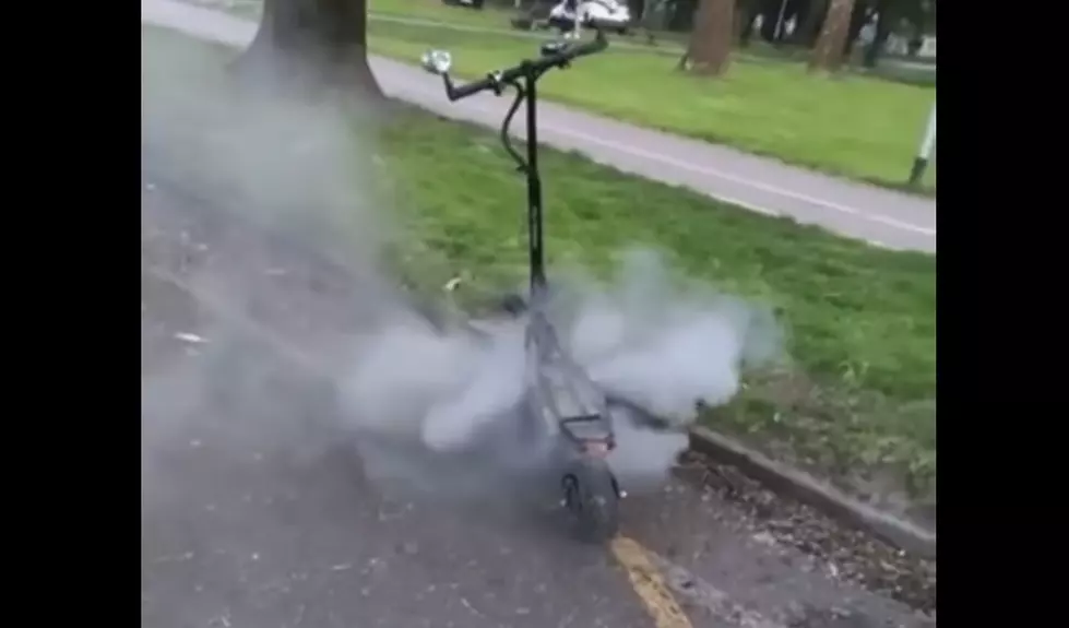 Cheshire Fire Dept. Warns E-Scooter Owners Of Toxic Smoke Danger