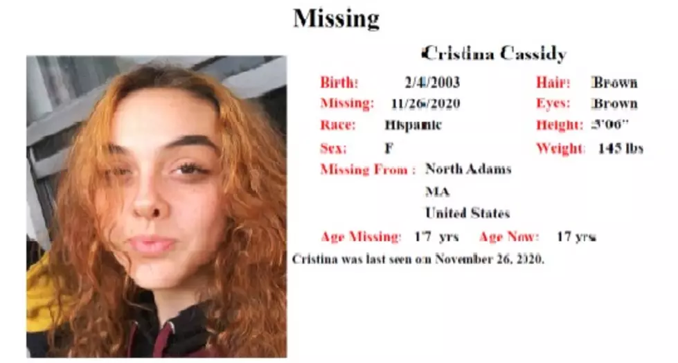 North Adams Teen Missing Since November