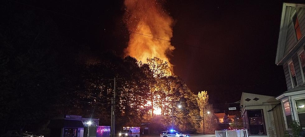 Massive Structure Fire In Northern Berkshire County