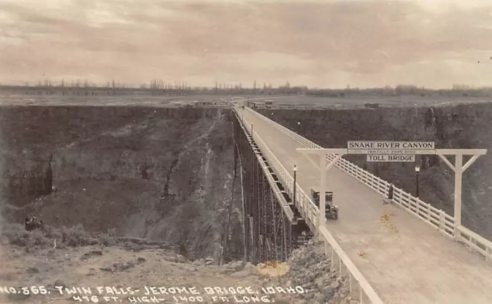 Before Twin Falls ID Had The Perrine Bridge; It Was A Toll Bridge